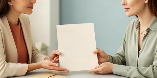 個人情報の取り扱いについて書かれた資料を確認する相談窓口